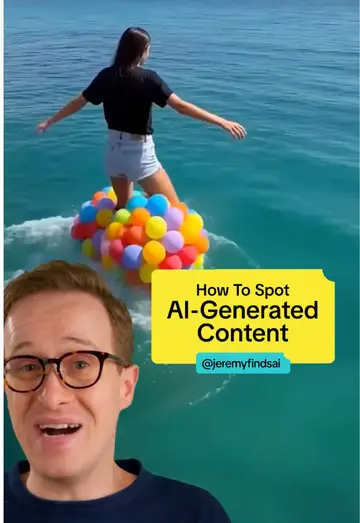 Real or AI? 👀🔍 @Jeremy Carrasco has a few tips to help you tell if what you’r…