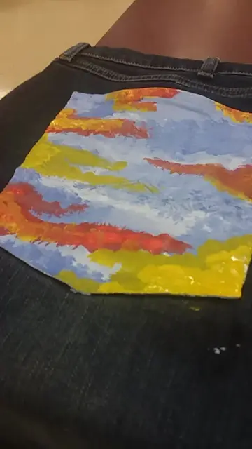 I painted my pants, am I cool yet?
