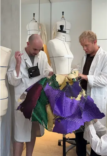 Inside the Dior ateliers: Gaëtan reveals the savoir-faire behind look 51 « Bacc…