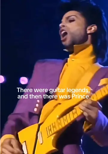 Take a minute to bask in the sound of Prince’s virtuosic guitar playing. Though…