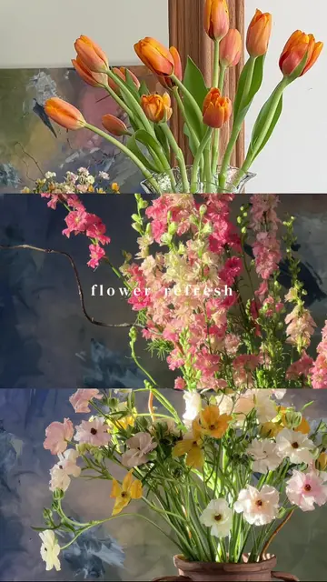 fresh flowers, always ❤️ #flowerarrangement #home #sundaymorning