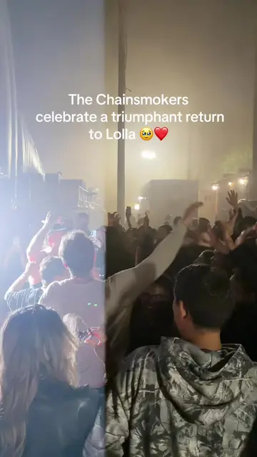 @The Chainsmokers shut down Perry’s ❤️❤️ #thechainsmokers #lollapalooza