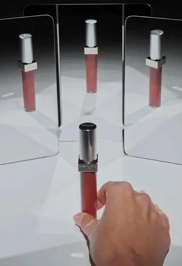 Prada Reflection: making a lasting impression. #PradaBeauty #PradaMakeup