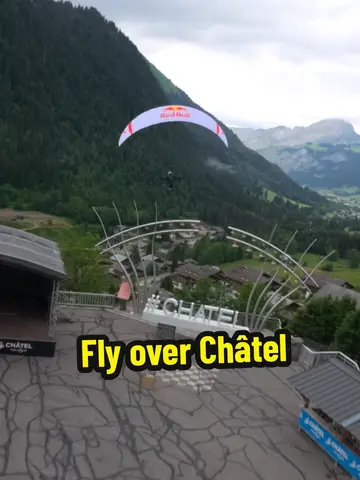 Filming @Valentin Delluc with @GoPro mission over @Châtel I think I'm a drone �…