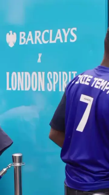 Throwback to @Tinie Tempah bringing his A game to Lord’s for @LondonSpirit’s op…