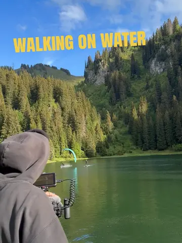 walking on water ✨️ @Châtel @GoProFrance @GoPro @AXEOSPORT @Villo’ #chatelathle…