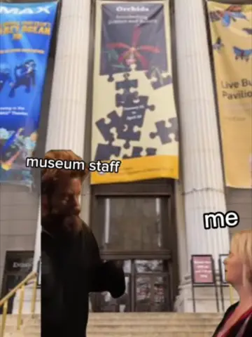 no questions asked. no judgement. we love our museums 🤝 #parksandrec #lesliekn…