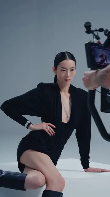 Confidence is a craft. Behind the scenes of the Happy Diamonds campaign, Chopar…