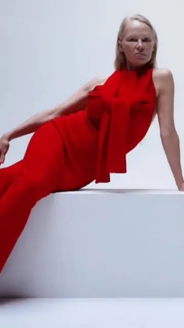 Proenza Schouler Spring 2024 featuring Pamela Anderson. Photography by Davit Gi…