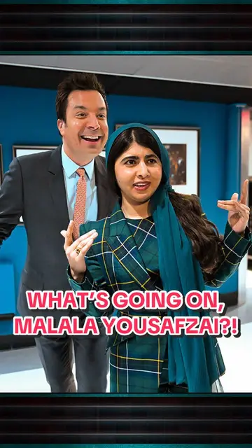 What’s going on, @Malala Yousafzai?! #FallonTonight #TonightShow #MalalaYousafz…