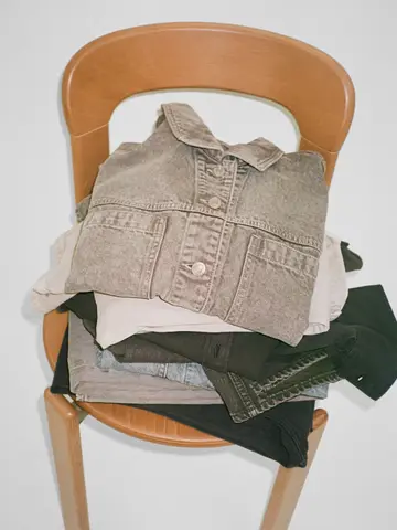 Fully stacked. A fall closet curated around denim. Loose. Layered. Neutral. Lin…