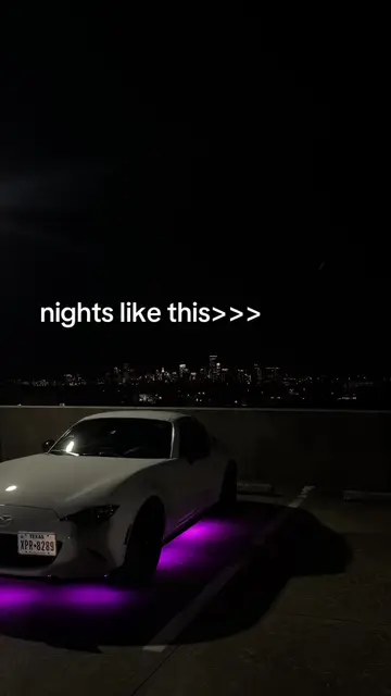 love going on night drives #miata #fyp #trending #cars #underglow