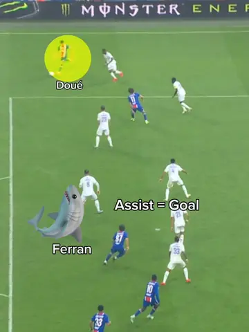 Ferran thanking Doué for the assist 🤝⚽️ #PSG #Ferran #Doue #Ligue1 #SportsTikT…