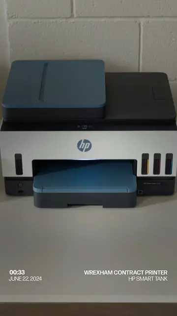 Here’s to a busy summer with The @Wrexham AFC Contract Printer - HP Smart Tank.…