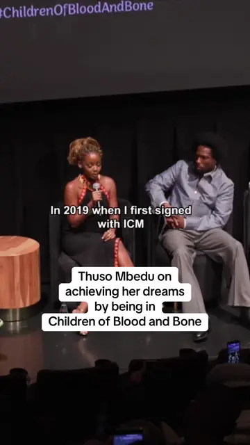 From fantasy to reality! Thuso Mbedu shares how her dream of playing Zélie in #…