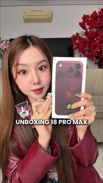 UNBOXING 18 PRO MAX 🤍