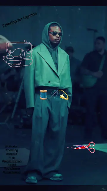 Tailoring for #gunna “Won’t Stop” Video! Styled by @Bobby Wesley #tailor #tailo…