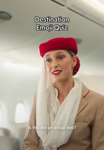 We put the Emirates Cabin Crew's travel knowledge to the test for World Emoji D…