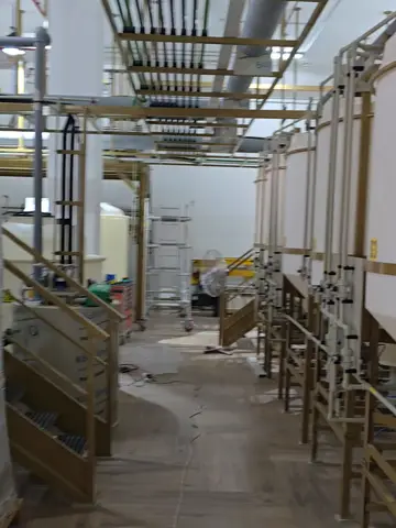 Final Stages of setting up the Gold refinery and recovery plant. The largest lu…