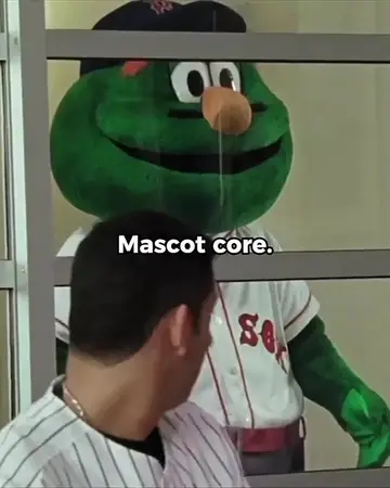 Mascots are the best 😂 #mlb #collegefootball #yankees #espnedits