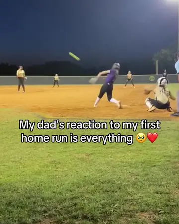 This is amazing 👏❤️ (via @𝐂𝐚𝐦😇) #wholesome #reaction #softball #espnsocial