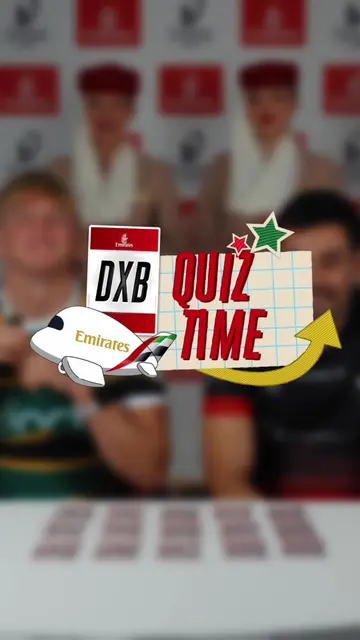 They know their way around a rugby pitch, but what about a departure board? Emi…