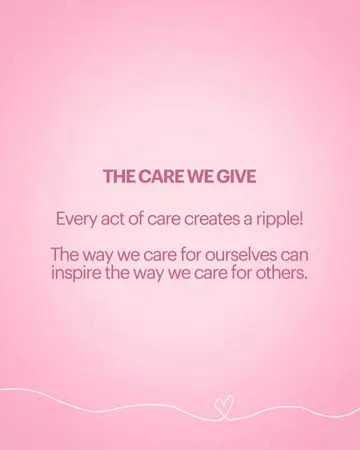 This week’s reminder: Care can be shared 🫶 Take a moment for yourself, then pa…