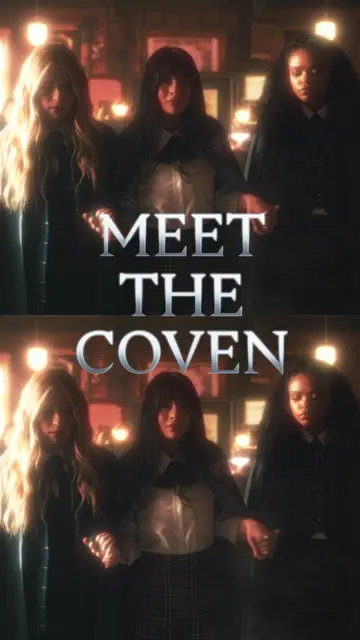 This trio 🫶 Coven Academy premieres October 1 on Freeform, next day on Disney+…