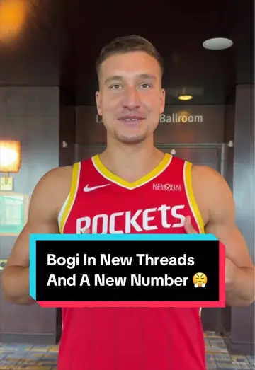 Bogdan Bogdanović’s first look as a Rocket! 👀 #NBA #basketball #Rockets #Bogda…