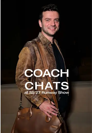 Asking @Tanner Leatherstein what he actually thought of the new Coach collectio…