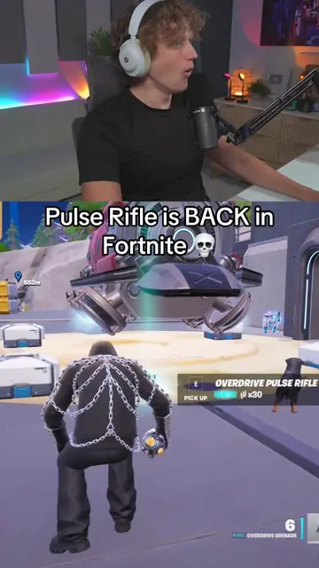 NEW Overdrive Pulse Rifle in Fortnite! 😱 #fortnite #foryoupage #fortniteclips