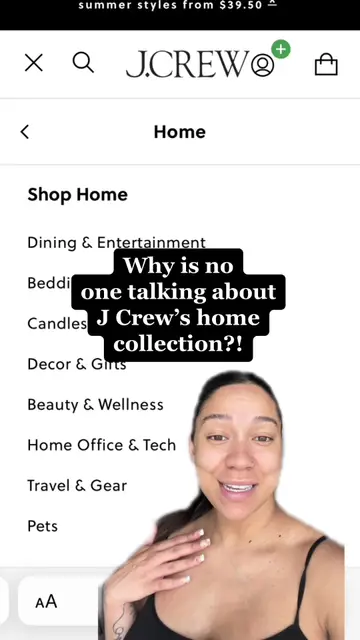 Home decor 🤝 J Crew and I’m here for it. What are your thoughts? #homedecor #h…