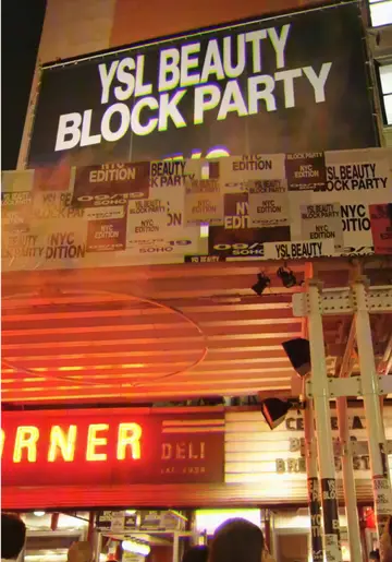 YSL Beauty Block Party in a New York minute.