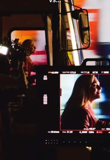 Psst…here’s a peek behind the scenes with #ElleFanning for our fall campaign 🤩…