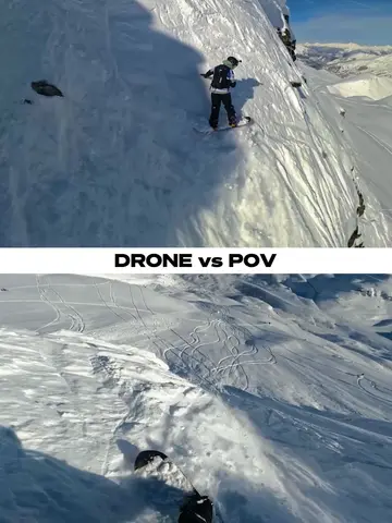 La boss @marion_haerty en drone VS POV au FWT... Ça envoie du louuuurd ! 🤩 #go…
