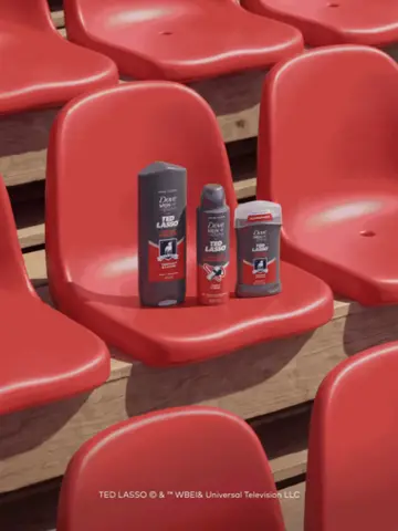 Pause for your Dove Men+Care x Ted Lasso favorite lineup.