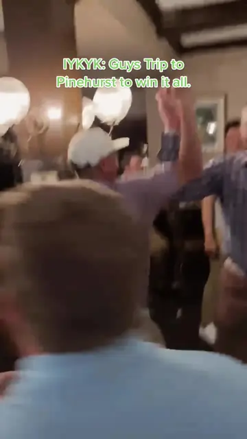 When the boys go to Pinehurst, and the trip comes down to to sudden death at Pi…