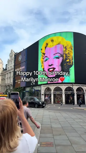 An exhibition all about you… Happy 100th birthday, Marilyn Monroe ❤️ To celebra…