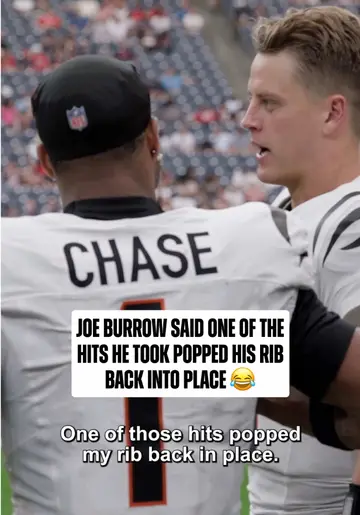 “he adjusted your back!” 😭 #joeburrow #cincinnatibengals #nfl #micdup