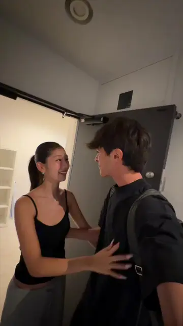 She was in shock 😍 @Monako🫧
