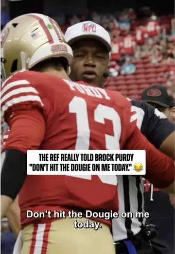 everyone knows #brockpurdy as the dougie guy now 😭 #sanfrancisco49ers #nfl