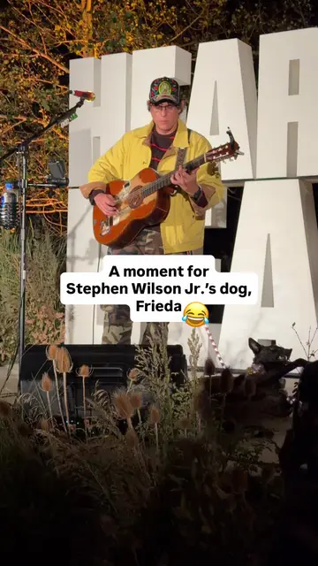 Frieda stole the show as Stephen Wilson Jr. performed his cover of “Stand By Me…