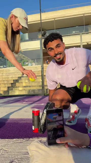 Behind the scenes 🎾 #yzfamily