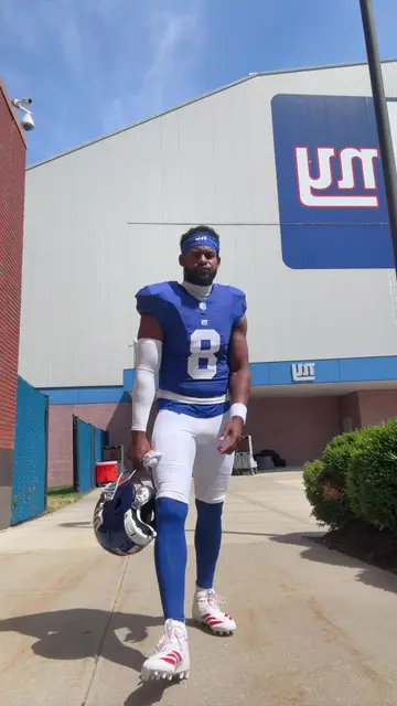 what yall think ? BIG BLUE 🥶💙🧞‍♂️ #giants #nyc #smithschuster #fyp