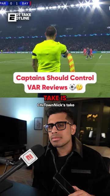 Should captains control VAR reviews?