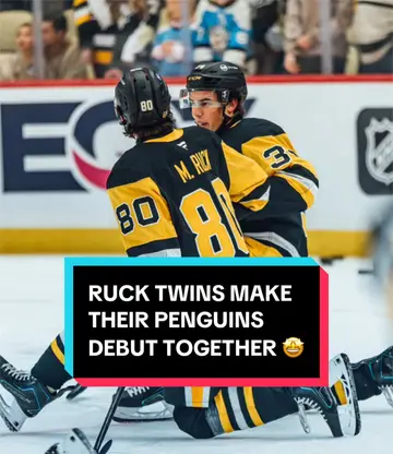 so WHOLESOME 🥹 #NHL #PittsburghPenguins #hockey #MarkusRuck #LiamRuck
